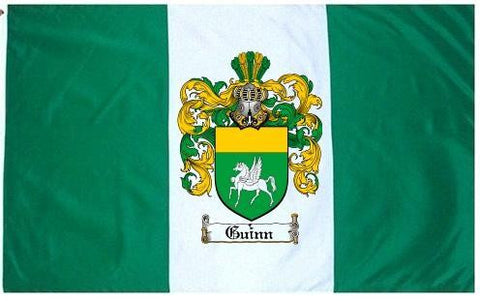 Guinn family crest coat of arms flag