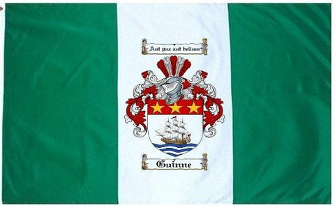 Guinne family crest coat of arms flag