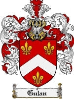 Gulan coat of arms family crest download