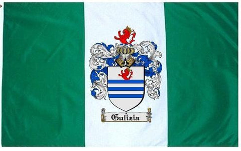 Gulizia family crest coat of arms flag