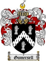 Gumersell coat of arms family crest download