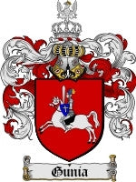 Gunia coat of arms family crest download