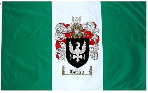 Gurley family crest coat of arms flag