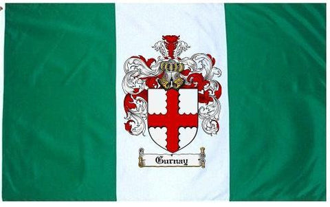 Gurnay family crest coat of arms flag