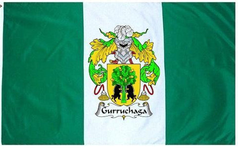 Gurruchaga family crest coat of arms flag