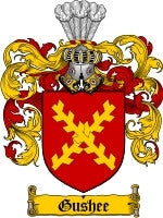Gushee coat of arms family crest download