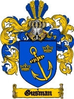 Gusman coat of arms family crest download