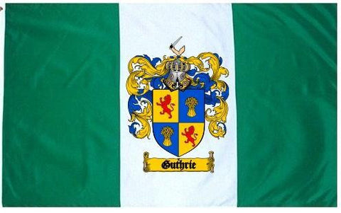 Guthrie family crest coat of arms flag