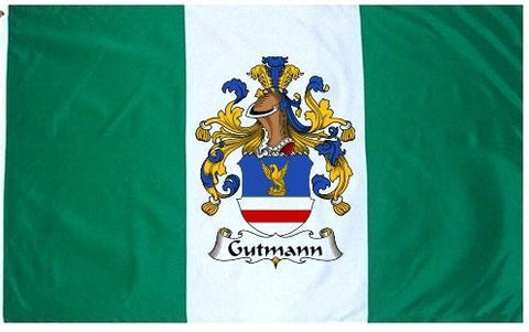 Gutmann family crest coat of arms flag