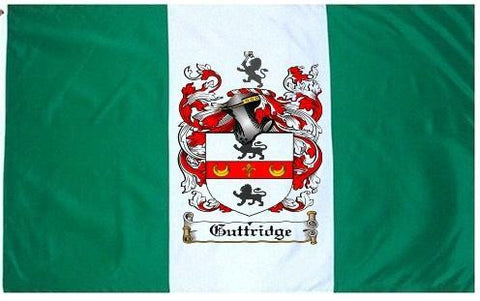 Guttridge family crest coat of arms flag