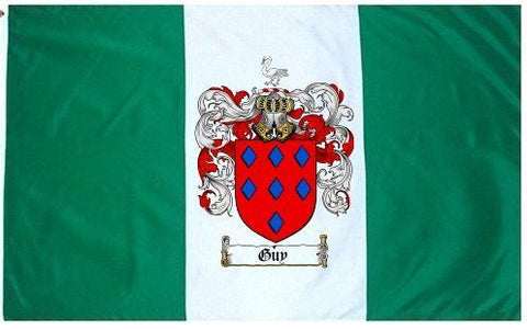 Guy family crest coat of arms flag
