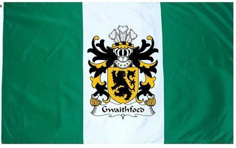 Gwaithfoed family crest coat of arms flag