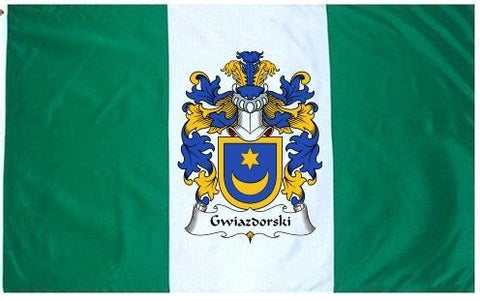Gwiazdorski family crest coat of arms flag