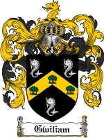 Gwiliam coat of arms family crest download