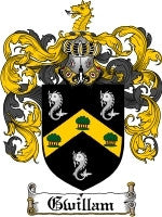 Gwillham coat of arms family crest download