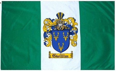 Gwillim family crest coat of arms flag