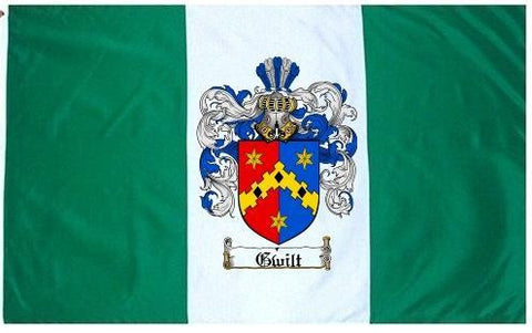 Gwilt family crest coat of arms flag