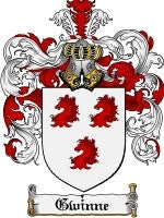 Gwinne coat of arms family crest download