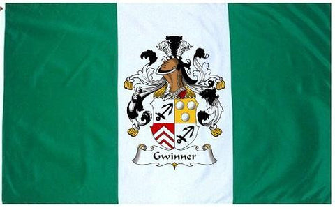 Gwinner family crest coat of arms flag