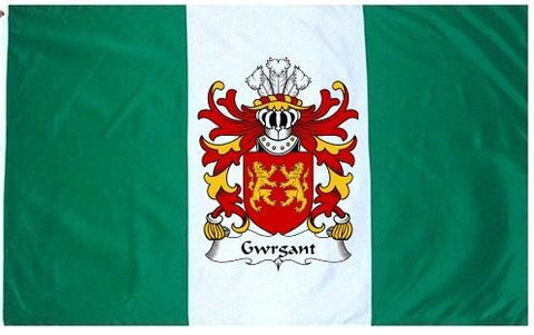 Gwrgant family crest coat of arms flag