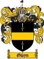 Gwyn coat of arms family crest download