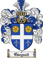 Gwynell coat of arms family crest download
