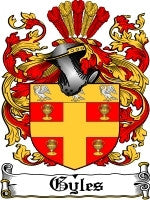 Gyles coat of arms family crest download