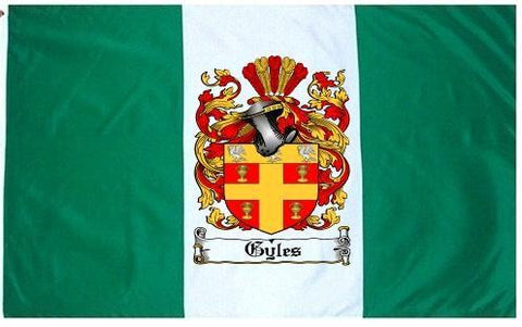 Gyles family crest coat of arms flag