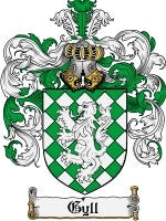 Gyll coat of arms family crest download