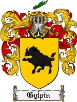 Gylpin coat of arms family crest download