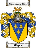 Gyre coat of arms family crest download