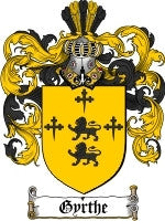 Gyrthe coat of arms family crest download