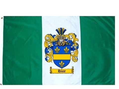 Haar family crest coat of arms flag