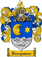 Haargassner coat of arms family crest download