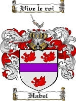 Habel coat of arms family crest download