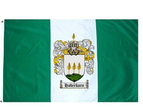 Haberkorn family crest coat of arms flag