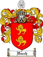 Hacch coat of arms family crest download