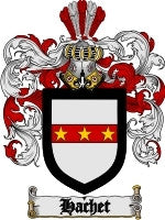 Hachet coat of arms family crest download