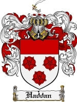 Haddan coat of arms family crest download