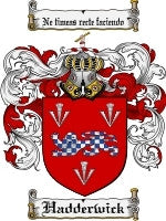 Hadderwick coat of arms family crest download