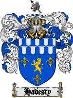 Hadesty coat of arms family crest download