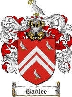 Hadlee coat of arms family crest download