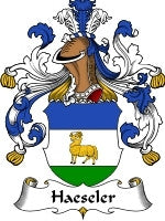 Haeseler coat of arms family crest download