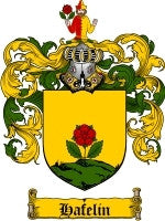 Hafelin coat of arms family crest download