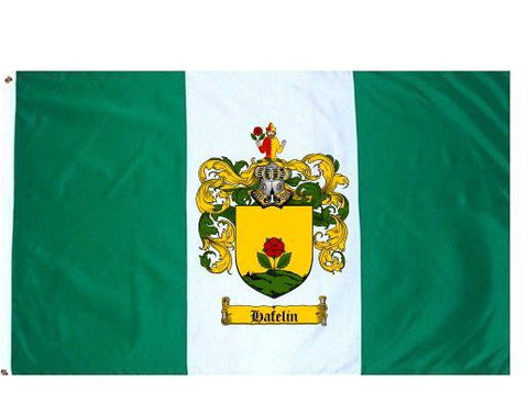 Hafelin family crest coat of arms flag