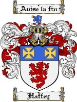 Haffey coat of arms family crest download