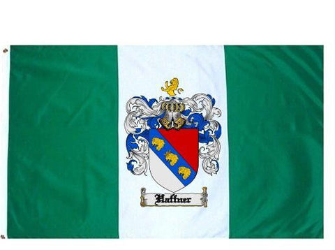 Haffner family crest coat of arms flag