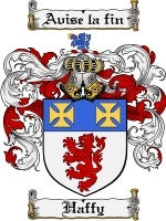 Haffy coat of arms family crest download