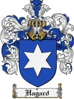 Hagard coat of arms family crest download