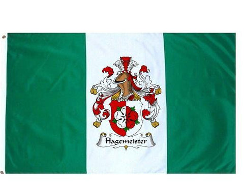 Hagemeister family crest coat of arms flag